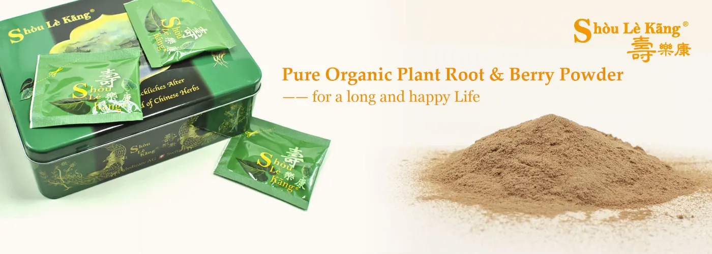 Shou Le Kang ® Pure Organic Plant Root and Berry Powder