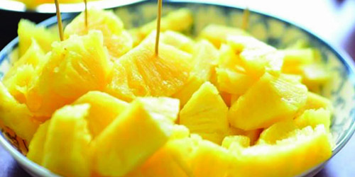 The nutritional value and efficacy of pineapple
