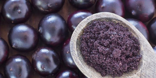 What are the effects and functions of acai berry powder?